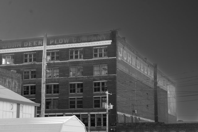 John Deere warehouse panorama