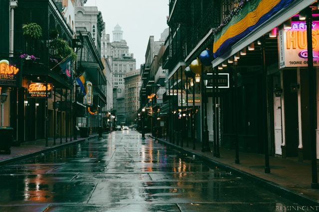 Rainy Bourbon street