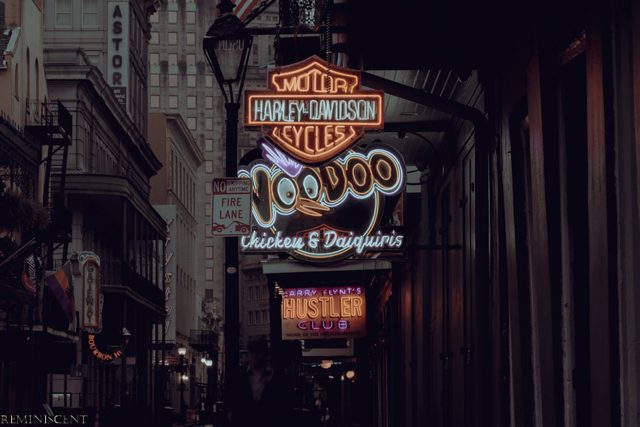 Voodoo / Harley neon sign