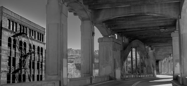 Railway arcade panorama