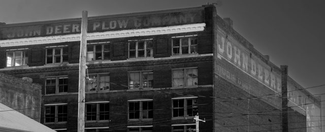 John Deere warehouse panorama — alternate view 2