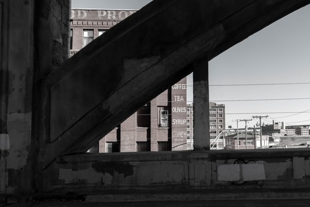 City through a diagonal arch — alternate view 3