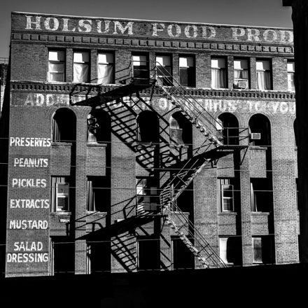 Holsum facade square study — alternate view 3