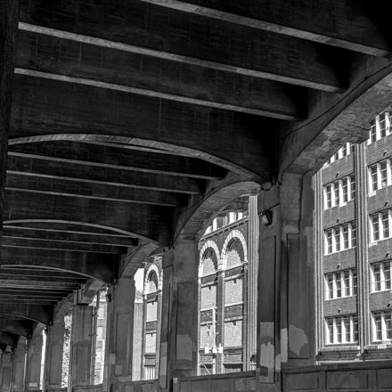 Arcade window, square crop