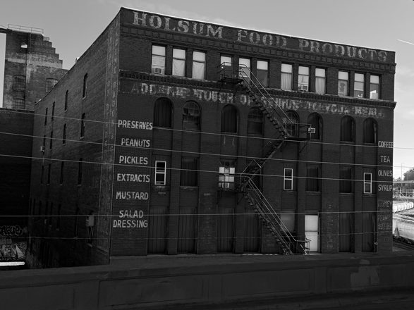 Holsum facade in shade